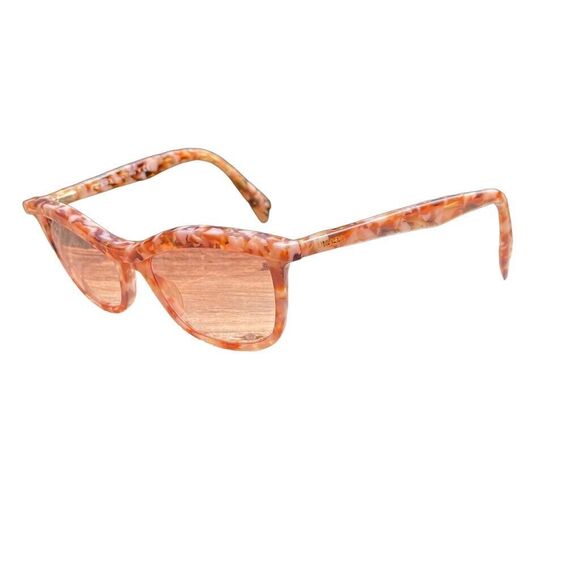 Prada Accessories - Prada Sunglasses Spotted Brown Pink Tortoise Shell Cat Eye VPR 17P Size 52-18